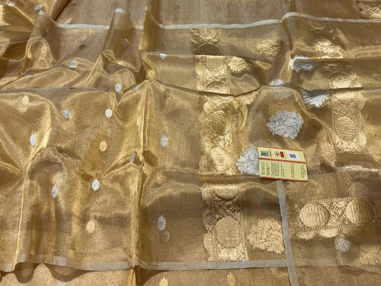 Banarasi Handloom Silk Tissue Saree – Soft Silk Saree – The Perfect Blend of Elegance and Tradition