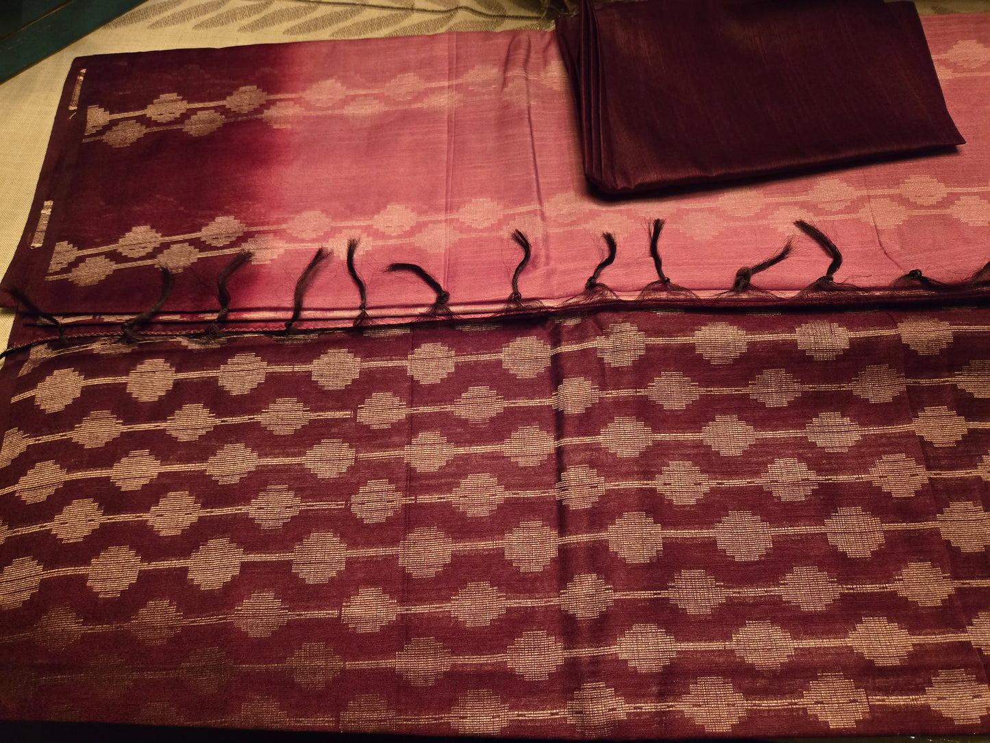 Bamboo Semi Silk Saree from USA