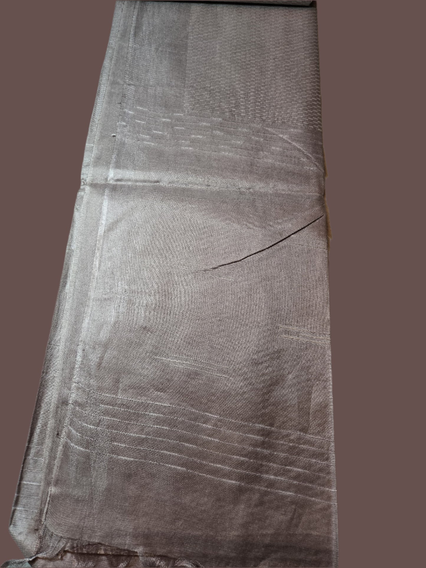 Allover Stitch Tussar Silk Saree USA in Light Lavender |Soft Silk Saree | Pastel Color Silk Saree for Wedding & Festive Wear
