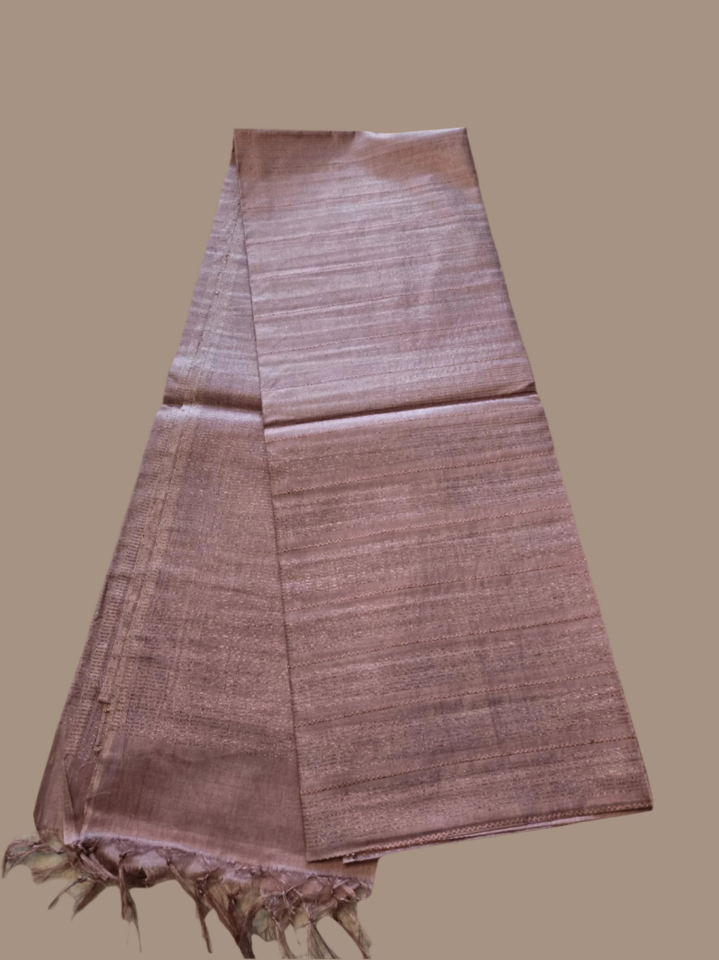 Allover Kanta Stitch Tussar Silk Saree USA in Baby Pink | Handcrafted Soft Silk Saree | Pastel Silk Saree for Wedding & Festive Wear