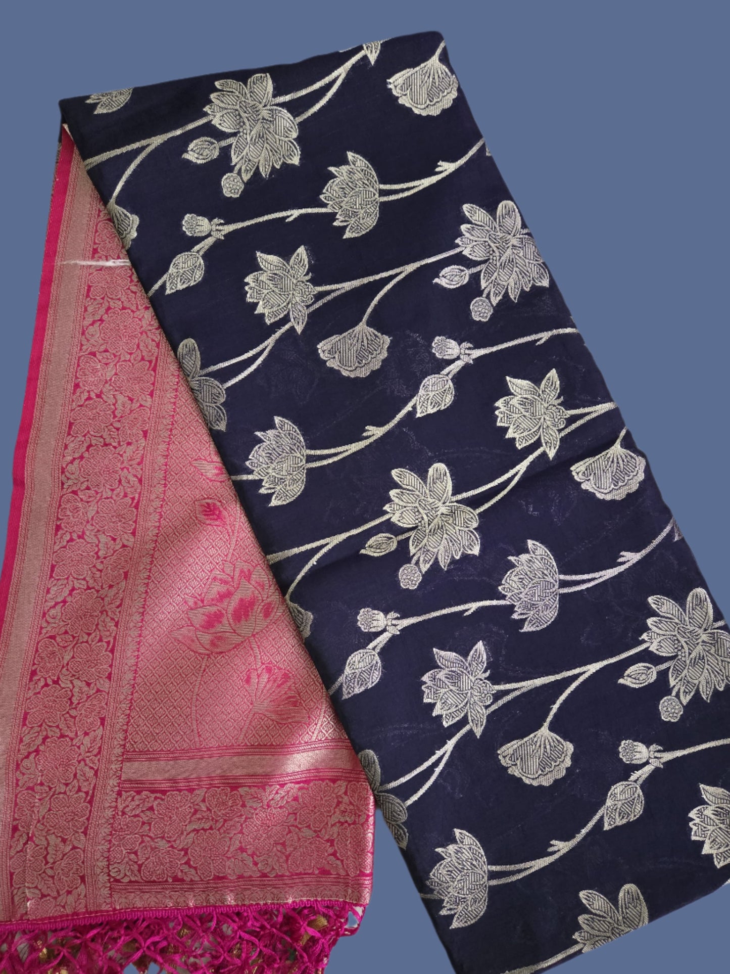 Soft Silk Sarees USA| Elegant Resham Semi Silk Saree with Running Blouse – Lightweight & Graceful Drape
