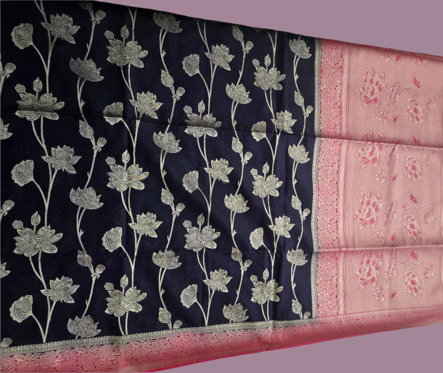 Soft Silk Sarees USA| Elegant Resham Semi Silk Saree with Running Blouse – Lightweight & Graceful Drape
