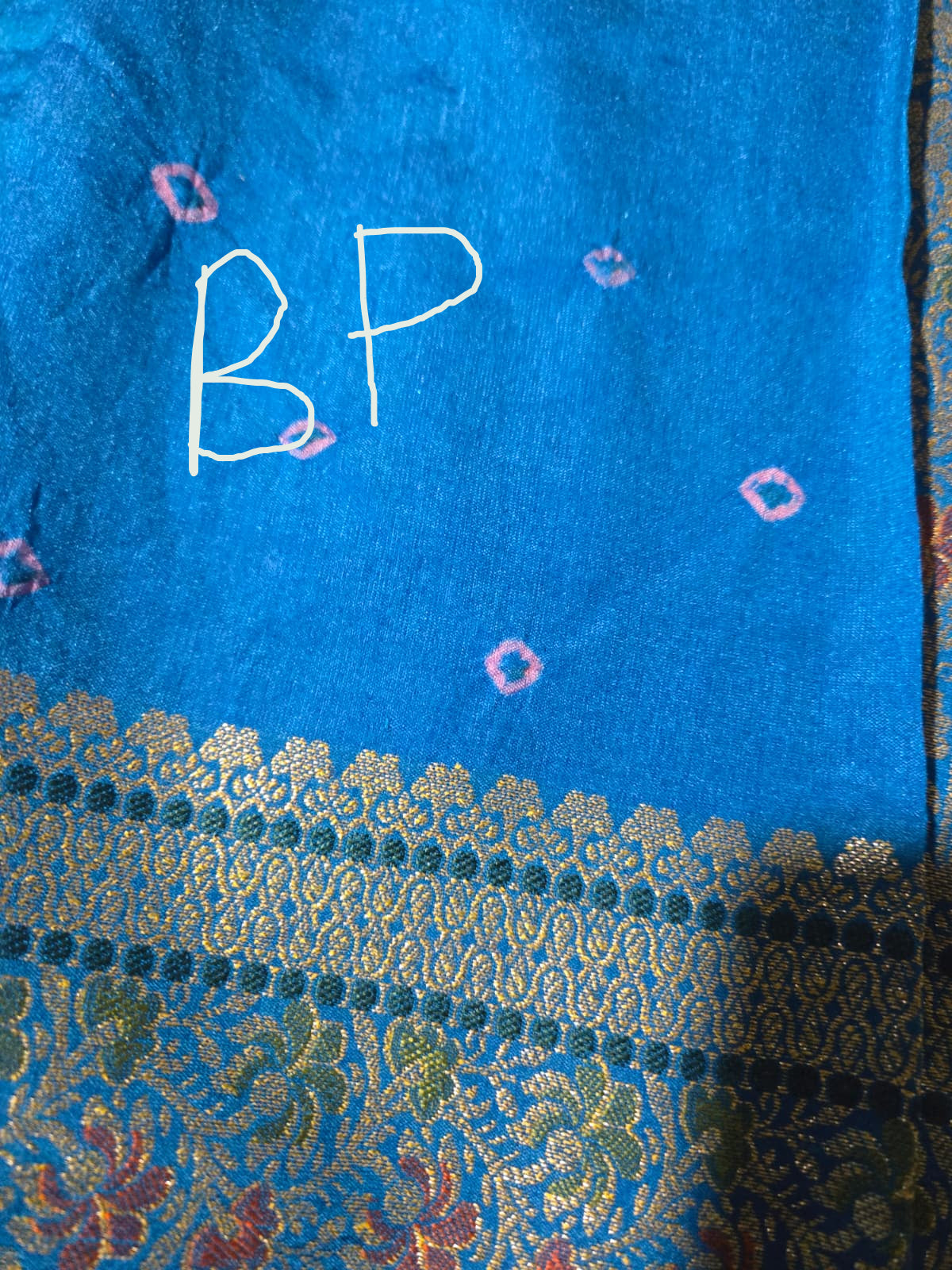 Banarasi Bandhni Pure Soft Dupion Silk Saree | Gharchola Zari Work | Handcrafted Design | Buy Soft Silk Saree from USA