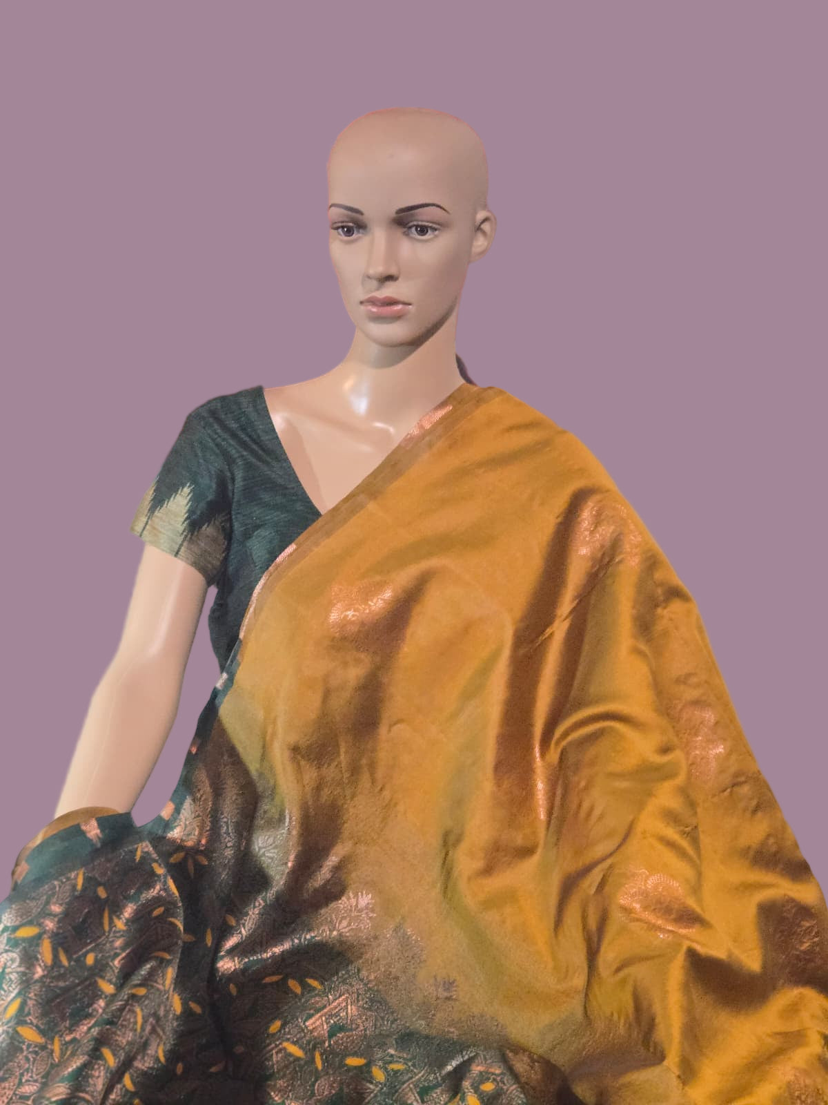 Light Weight Fancy Art Silk Yellow Silk Saree with Blouse Piece. Buy from USA