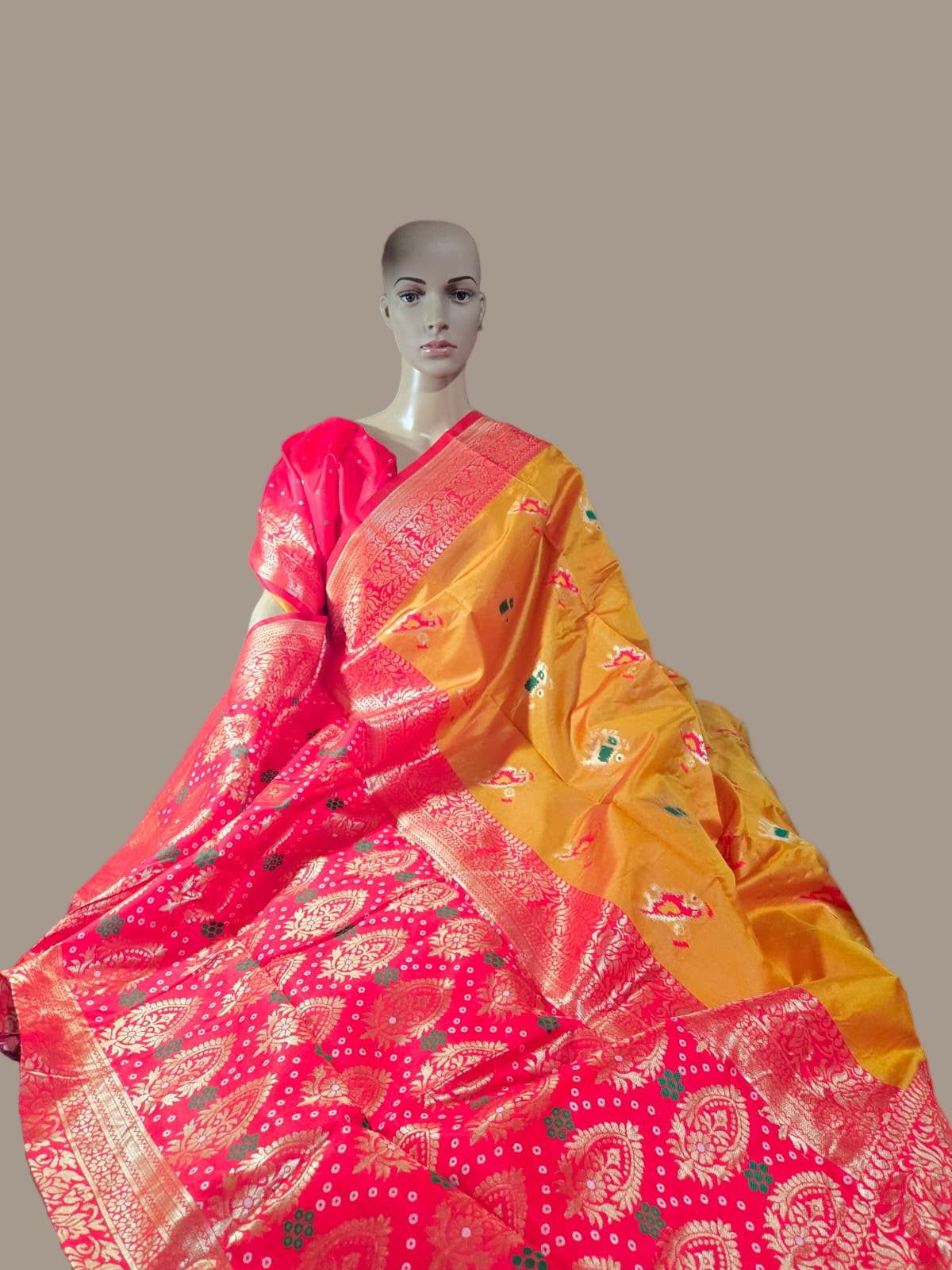 Yellow Art Silk Woven Banarasi Style Saree – Ethnic Indian Saree Online USA | Fast Shipping