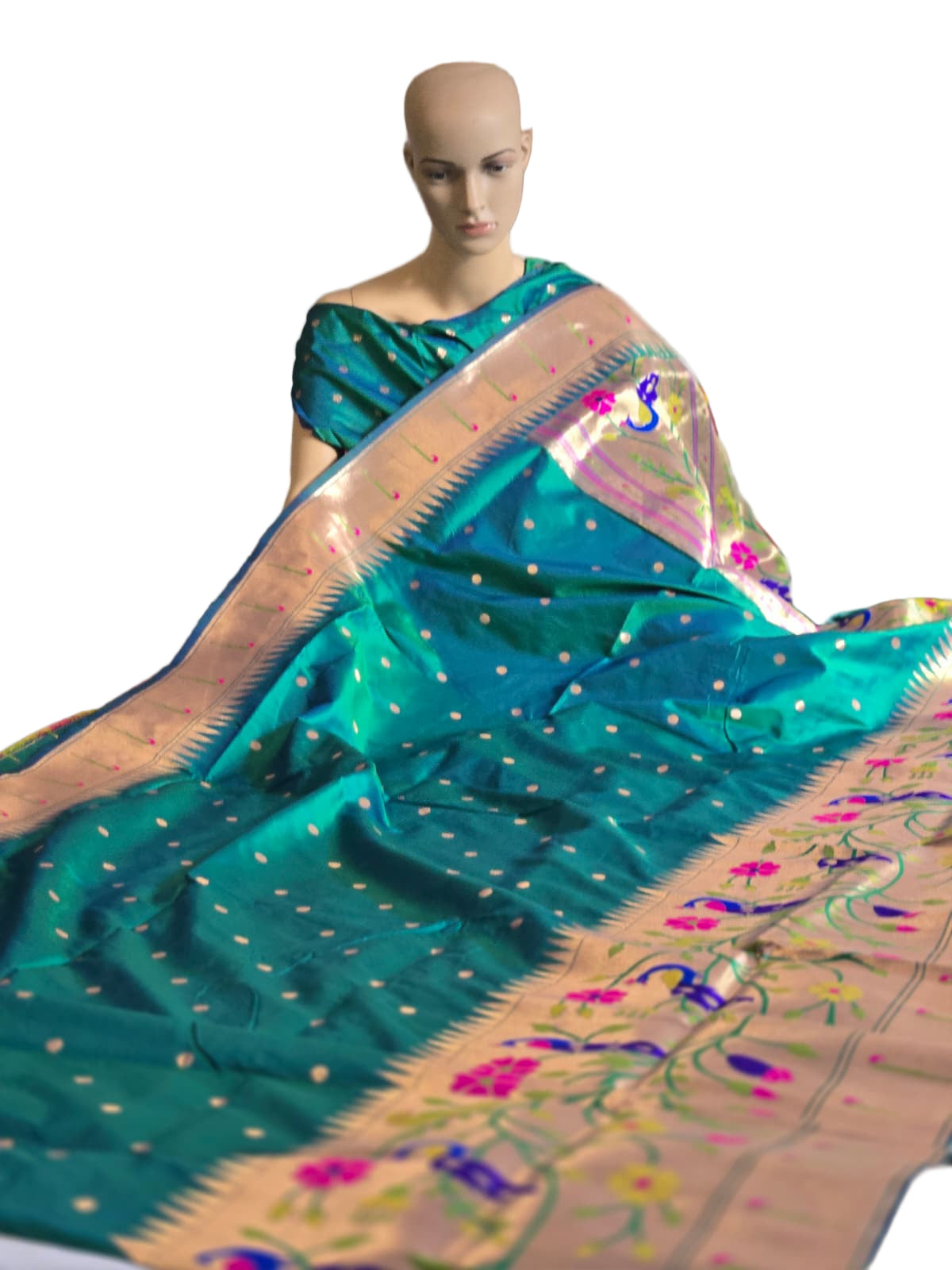 Exclusive Kanjeevaram Paithani Silk Saree Buy from USA