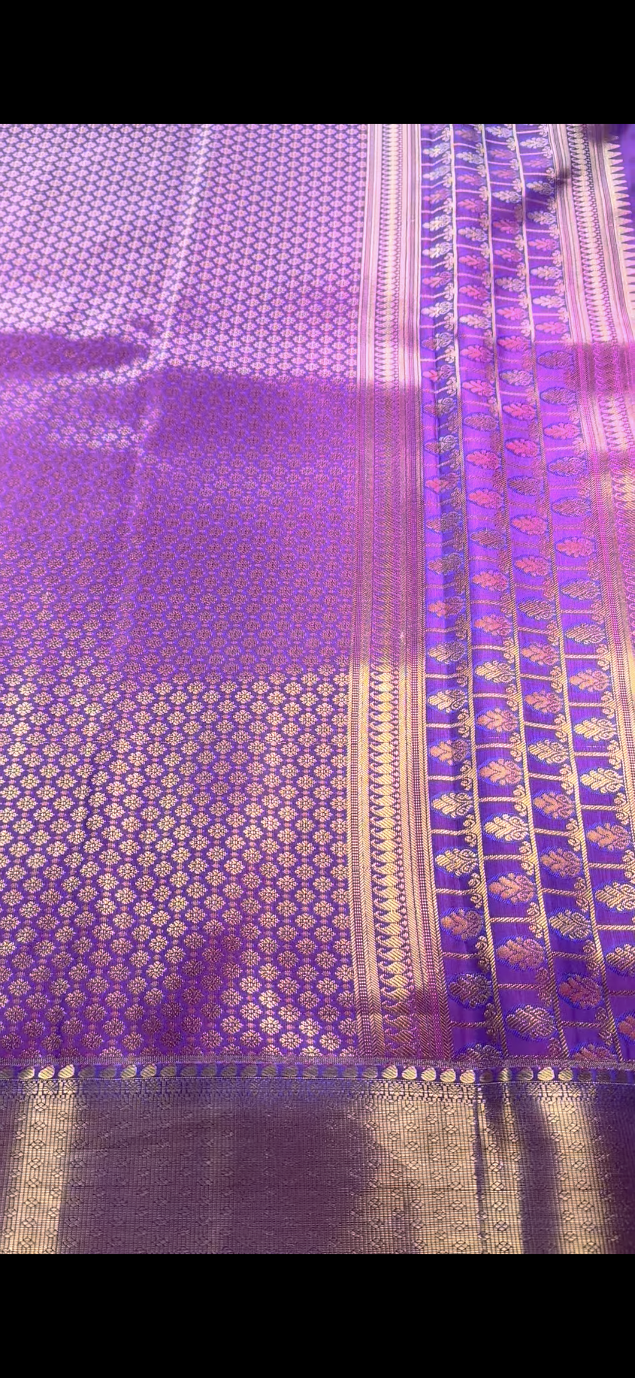 Kanchipuram Silk Saree + Stitched Maggam Work Blouse | Ready to wear Saree Blouse USA