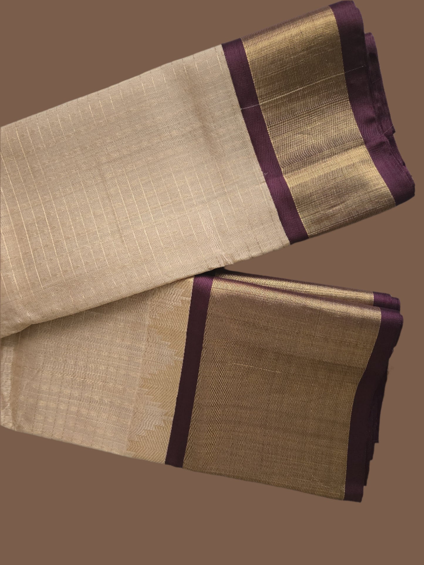 Pattu Pure Silk Handloom Saree in Cream and Red Kasavu Border – Rich Traditional Attire for Festive Occasions