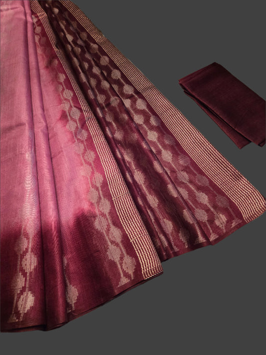 Bamboo Semi Silk Saree from USA