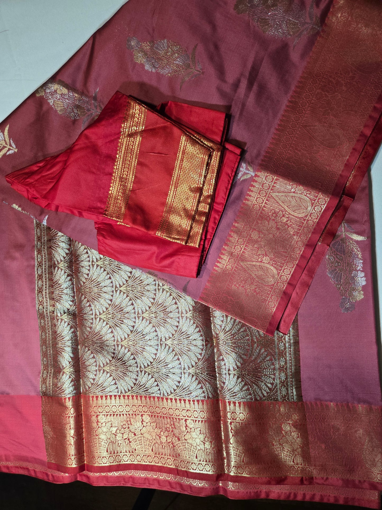 Banaras Soft Silk Saree Katan Silk Saree  with Stiched BlouseOnline USA –  Wedding, Party Wear, Engagements, Festive Events Saree Pink