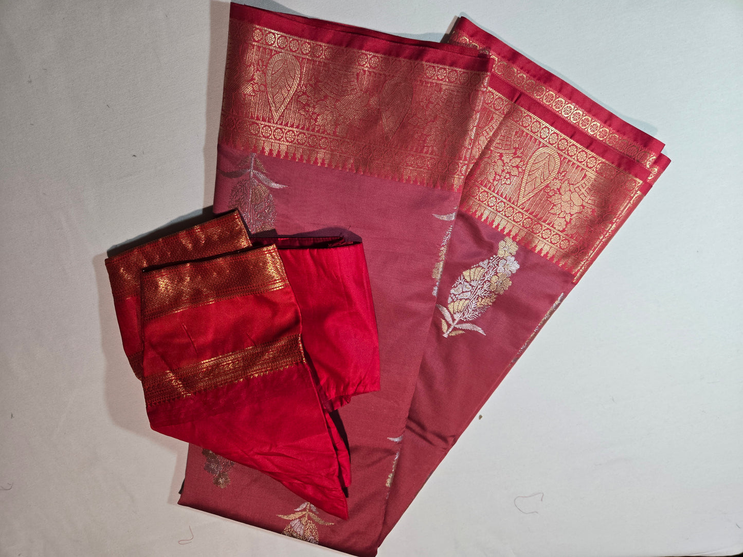 Banaras Soft Silk Saree Katan Silk Saree  with Stiched BlouseOnline USA –  Wedding, Party Wear, Engagements, Festive Events Saree Pink