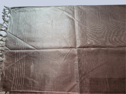 Allover Stitch Tussar Silk Saree USA in Light Lavender |Soft Silk Saree | Pastel Color Silk Saree for Wedding & Festive Wear