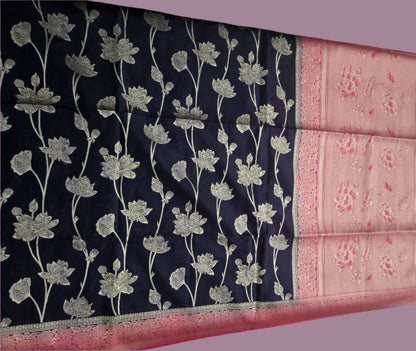 Soft Silk Sarees USA| Elegant Resham Semi Silk Saree with Running Blouse – Lightweight & Graceful Drape