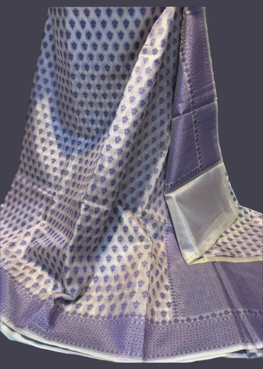 Banaras Soft Tissue Katan Silk Saree | Trending Tissue Silk Party Wear | Soft Silk Saree