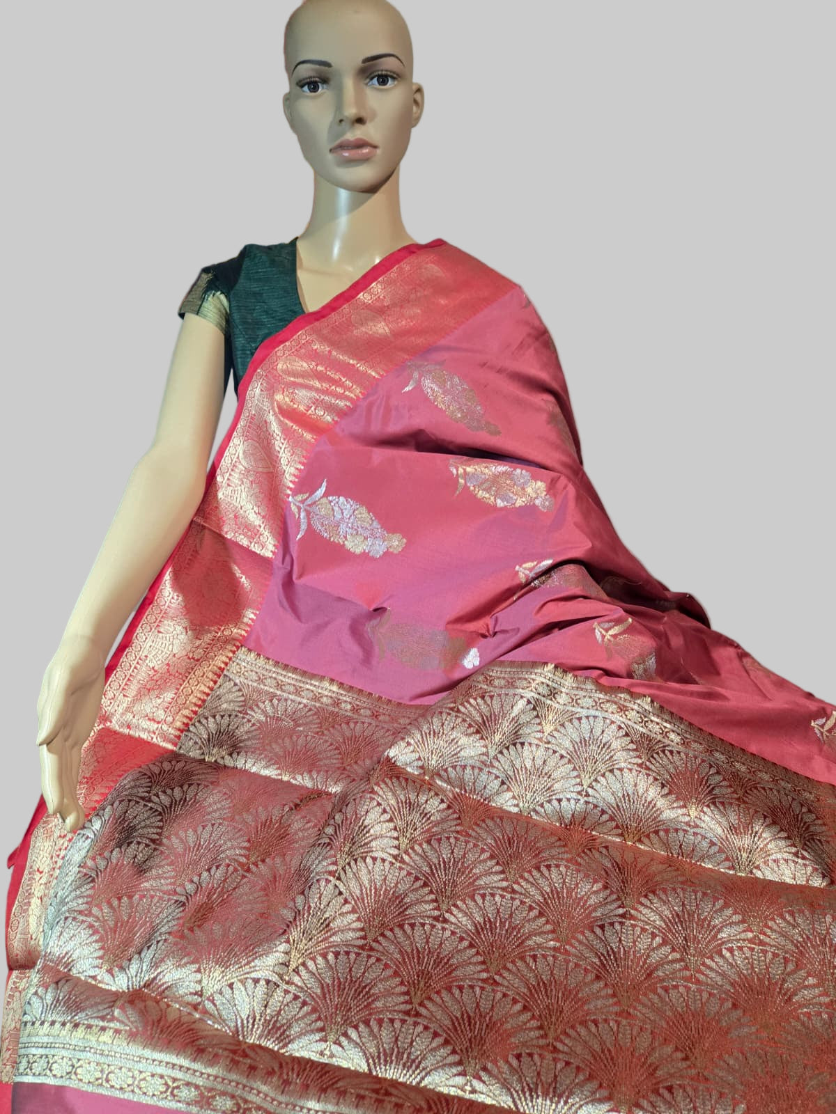 Buy Banaras Soft Silk Saree Katan Silk Saree Online USA –  Wedding, Party Wear, Engagements, Festive Events Saree Pink