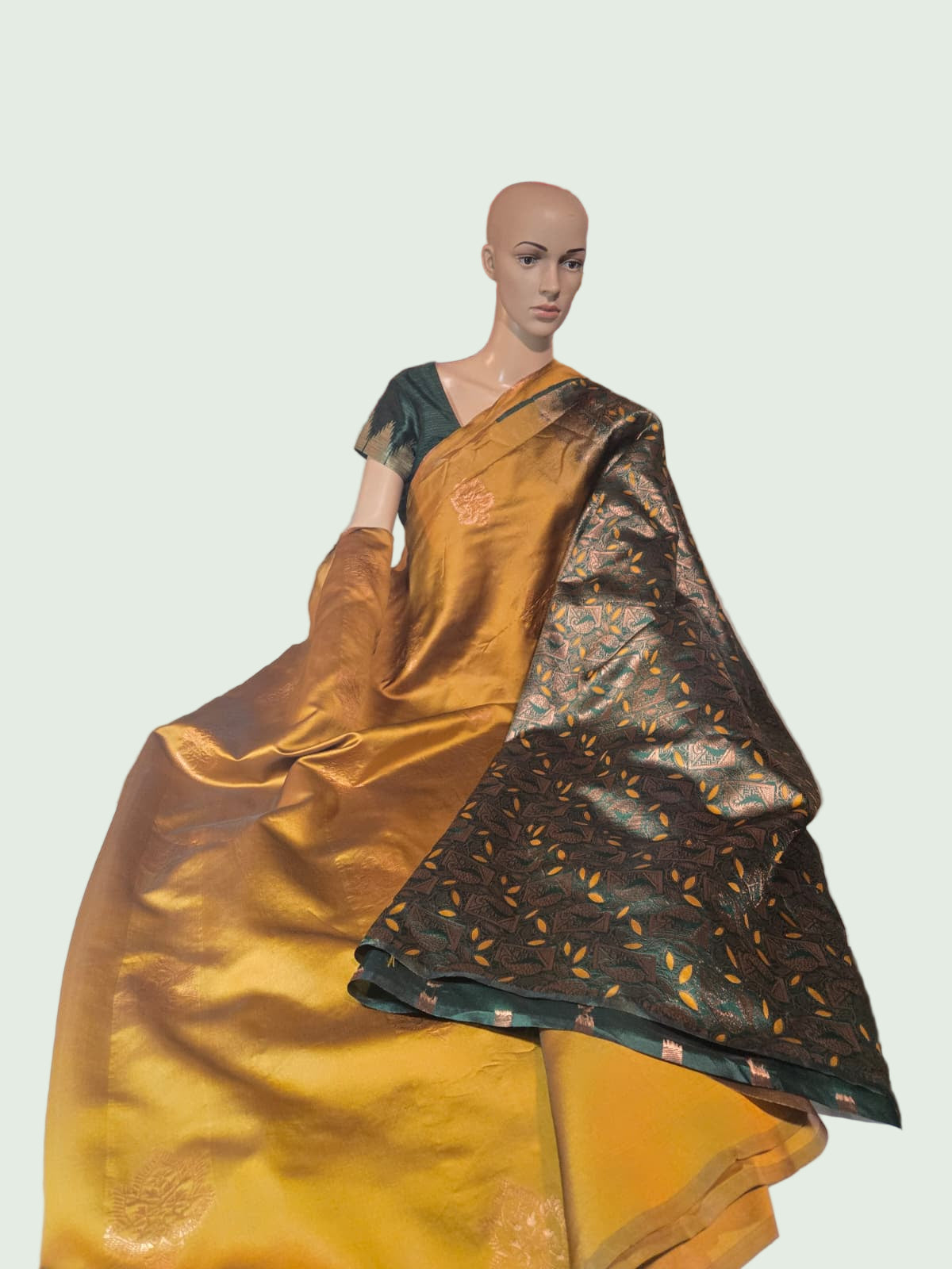 Light Weight  Fancy  Art Silk Yellow Silk Saree with Blouse Piece. Buy from USA