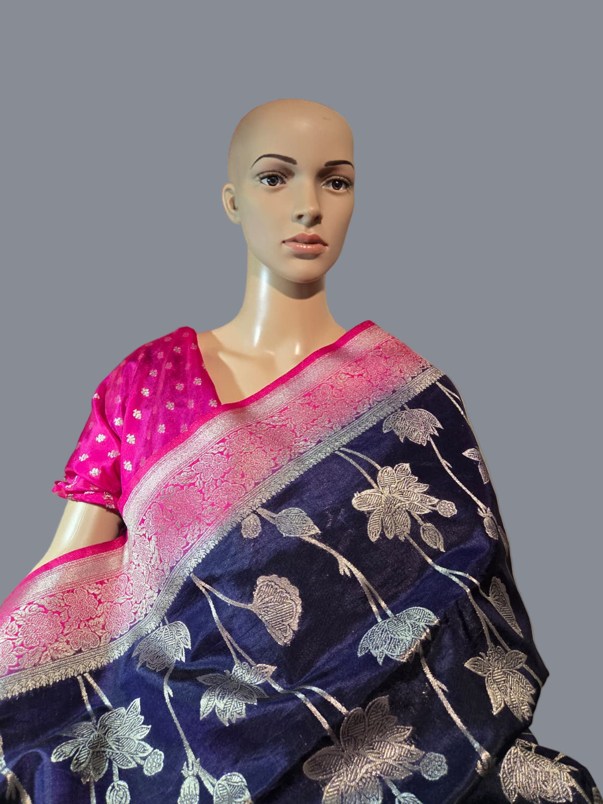 Soft Silk Sarees USA| Elegant Resham Semi Silk Saree with Running Blouse – Lightweight & Graceful Drape