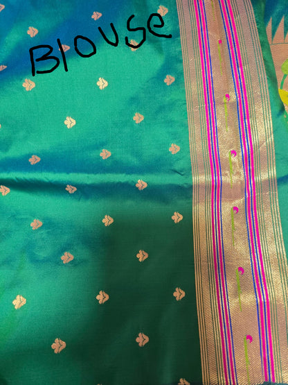 Exclusive Kanjeevaram Paithani Silk Saree Buy from USA