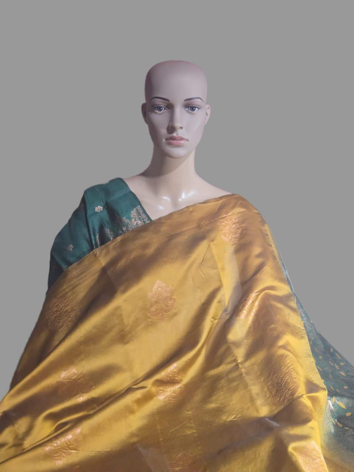 Light Weight Fancy Silk Yellow Silk Saree with Blouse Piece. Buy from USA