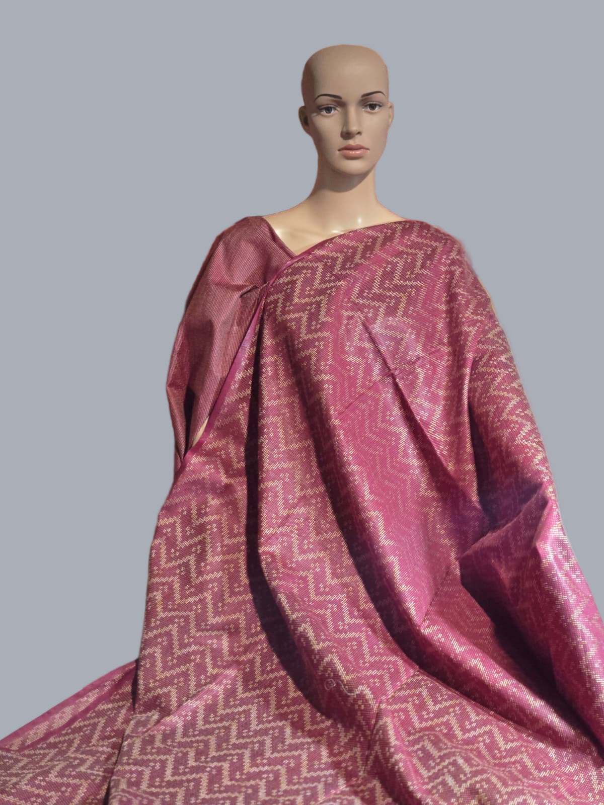 Allover Thread Work Semi Tussar Silk Saree in Maroon | Soft Silk Saree USA | Maroon Silk Saree for Wedding & Festive Wear