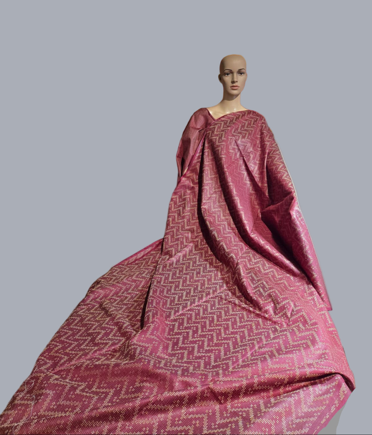 Allover Thread Work Semi Tussar Silk Saree in Maroon | Soft Silk Saree USA | Maroon Silk Saree for Wedding & Festive Wear