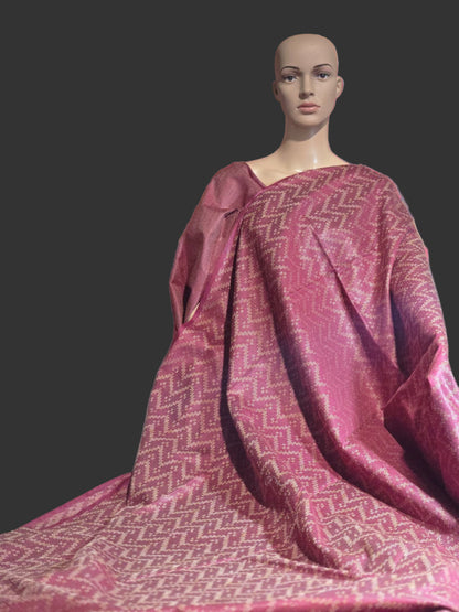 Allover Thread Work Semi Tussar Silk Saree in Maroon | Soft Silk Saree USA | Maroon Silk Saree for Wedding & Festive Wear