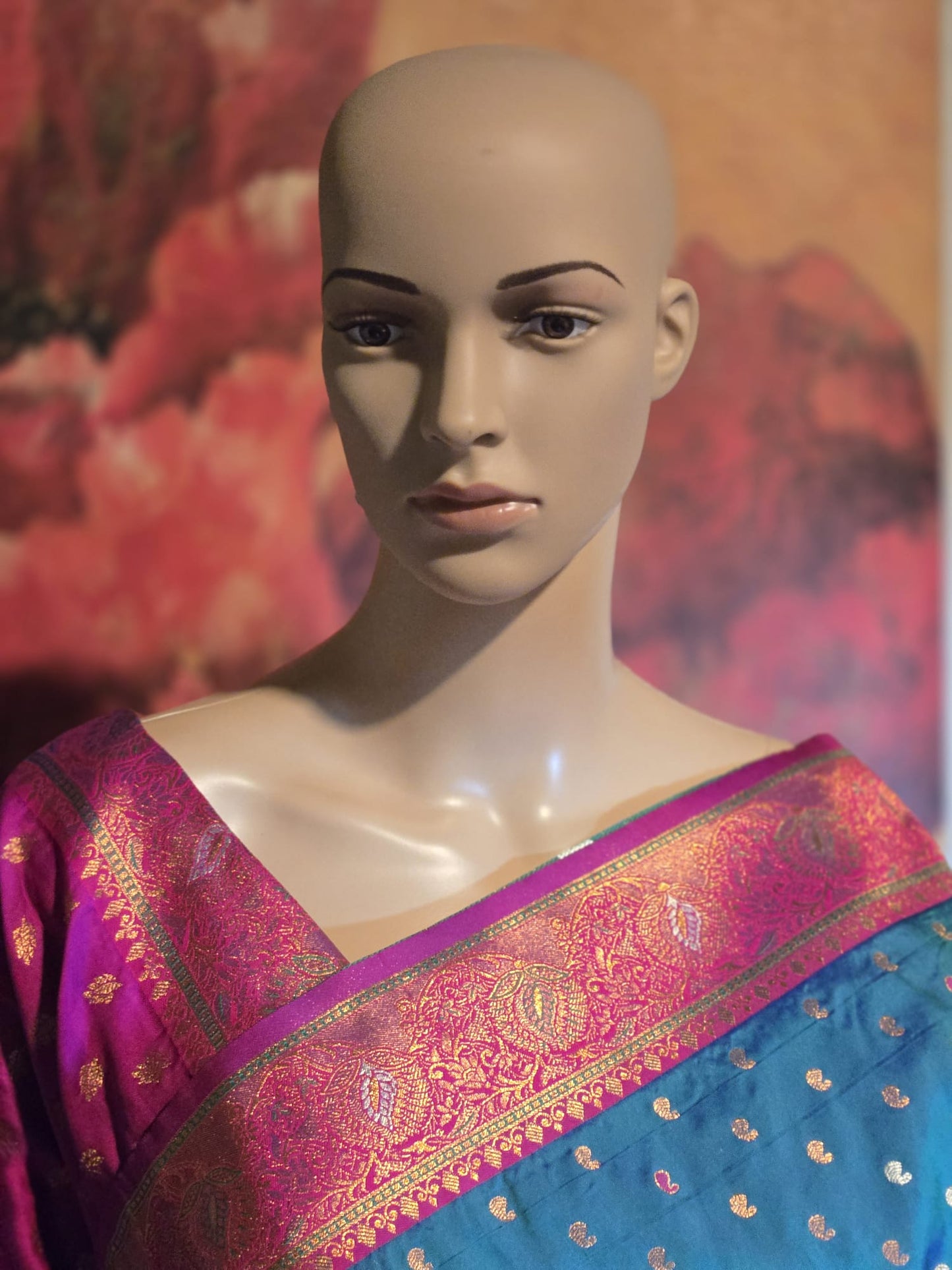 Pure Soft Paithani Silk Saree with Contrast Weaving Border & Rich Pallu – Shipped from USA