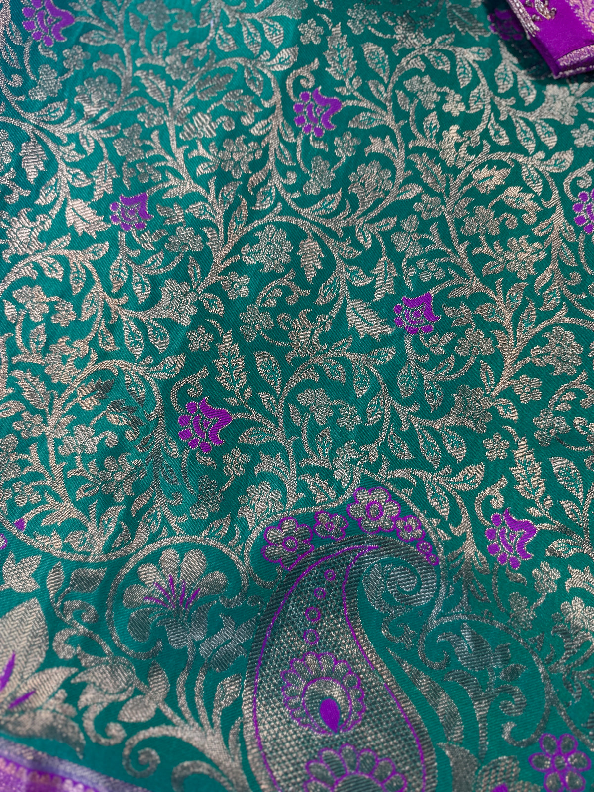 Kanjivaram Premium Semi Silk Saree with Embroidered Blouse | Wedding & Festive Ethnic Wear