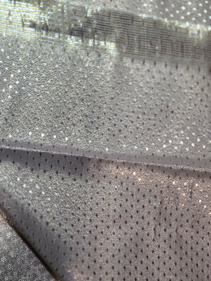 Premium  Pure Tissue Brocade Saree in Bridal Grey with Zari Work & Matching Pallu | Soft Silk Saree  USA