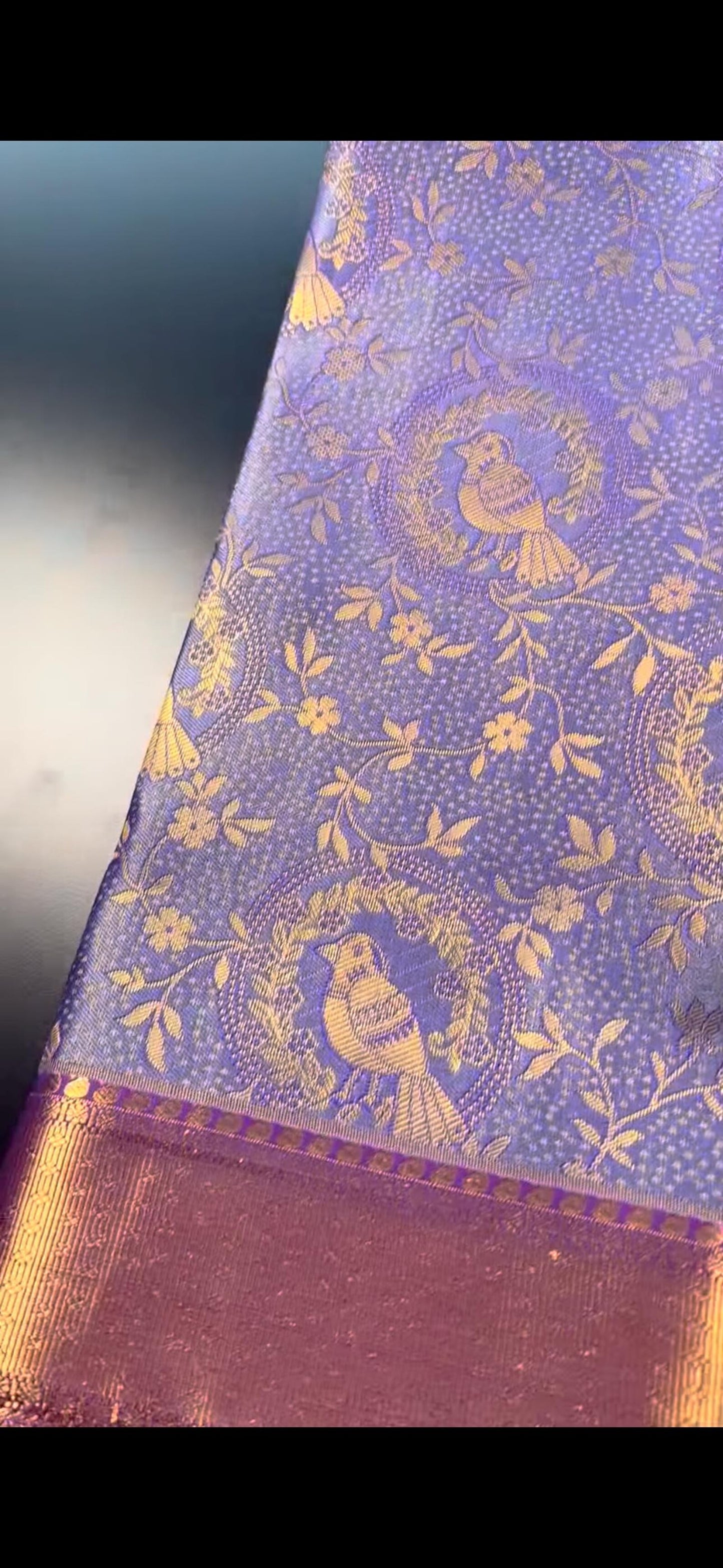 Kanchipuram Silk Saree + Stitched Maggam Work Blouse | Ready to wear Saree Blouse USA
